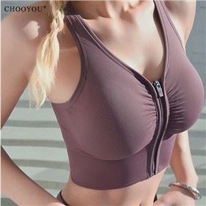 Zipper sportski grudnjak Fitness Workout